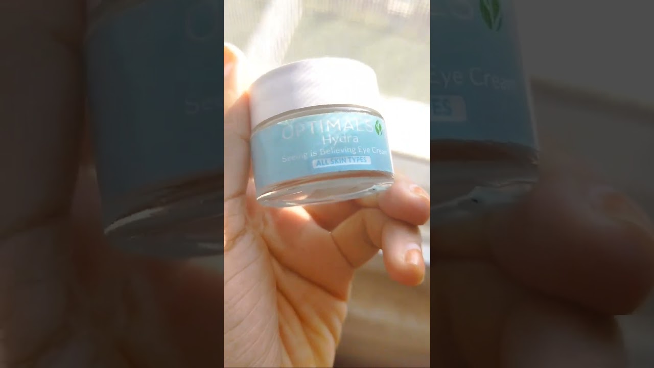 Oriflame Optimals Hydra Eyecream review✨ Is it a  good eyecream worth investing! Hydrating Eyecream