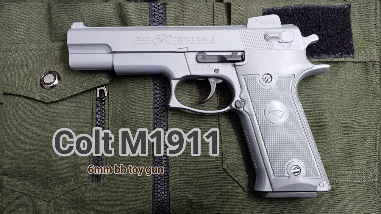 Assembling Colt M1911...6mm bb toy gun
