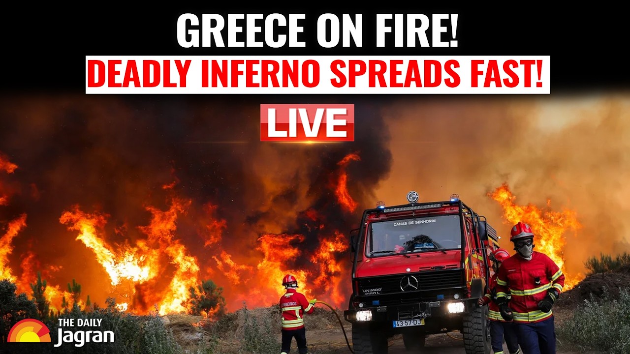 TRAGEDY IN GREECE! Firefighters Killed as Wildfires Ravage Southern Europe | TDJ Live