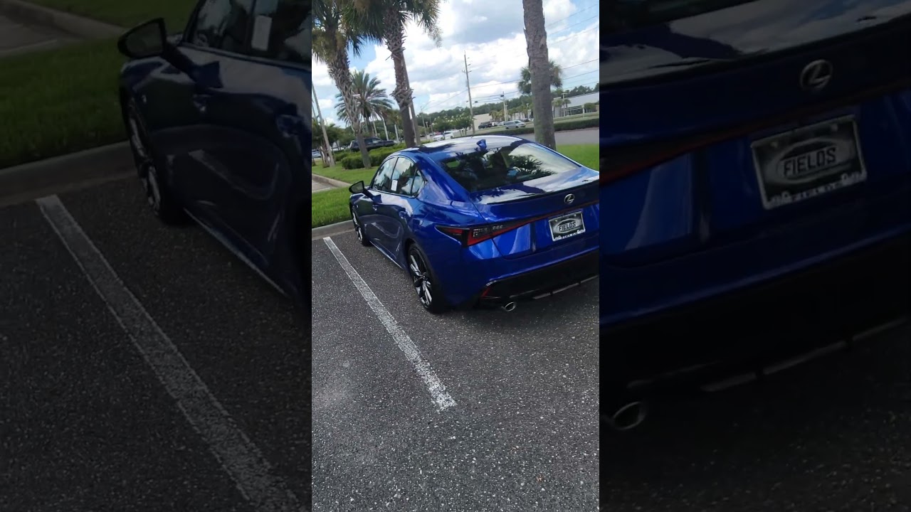The 2025 Lexus IS350 in Ultra Sonic Blue — See Why Everyone’s Talking