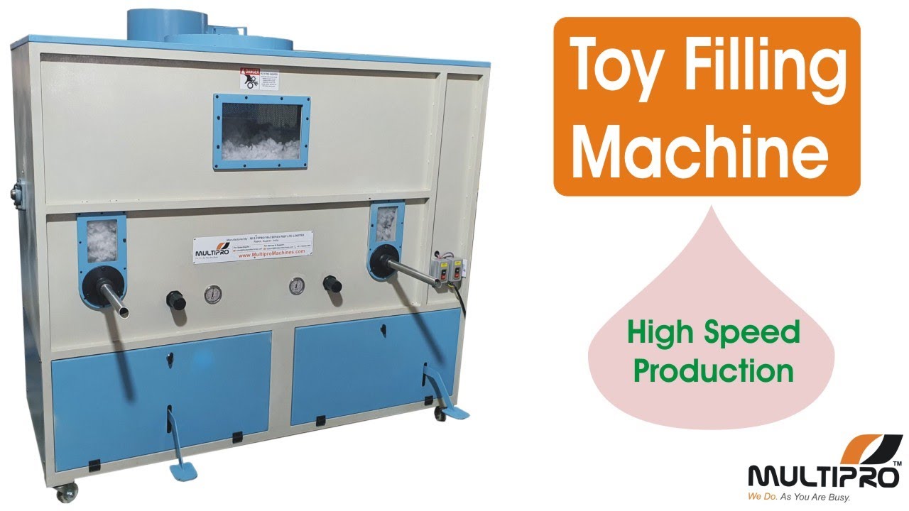 Soft Toy Stuffing Machine For Filling Polyester Fibers In Plush Toys, Teddy Bear, Doll, Animal