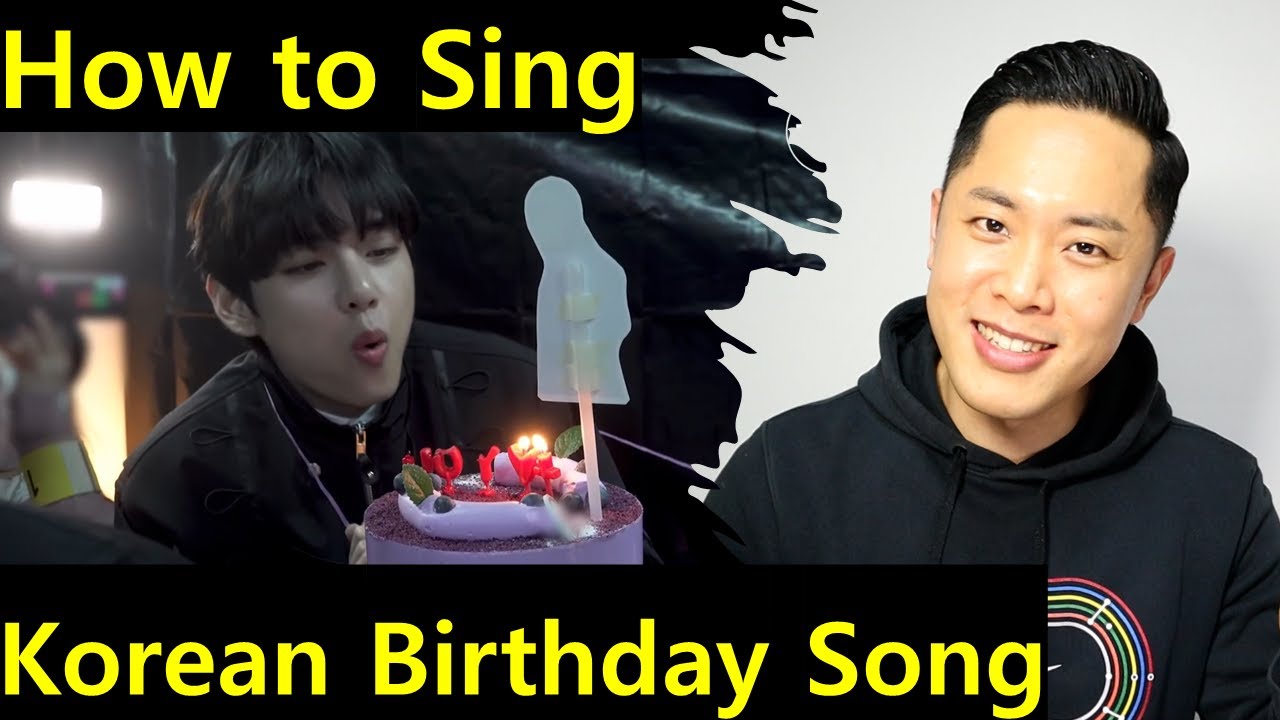 How to Sing Korean Happy Birthday Song (Learn Korean Birthday Song with BTS)