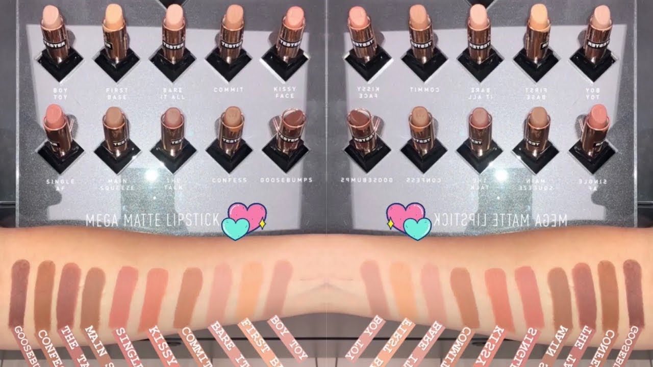 MORPHE MEGA MATTE LIPSTICK COLLECTION | SWATCHES