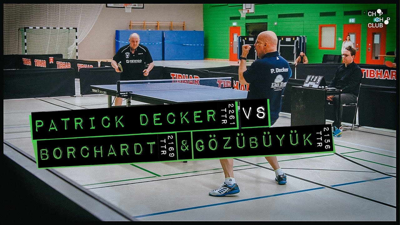 Patrick Decker vs. Borchardt & Gözübüyük (TTS Borsum X Füchse Berlin | 3. Tischtennis Bundesliga N.)