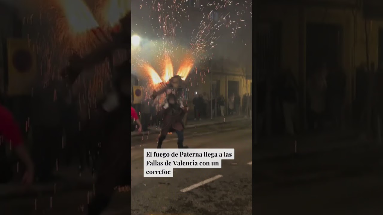 El Correfoc de Paterna llega a Valencia #fallas2025