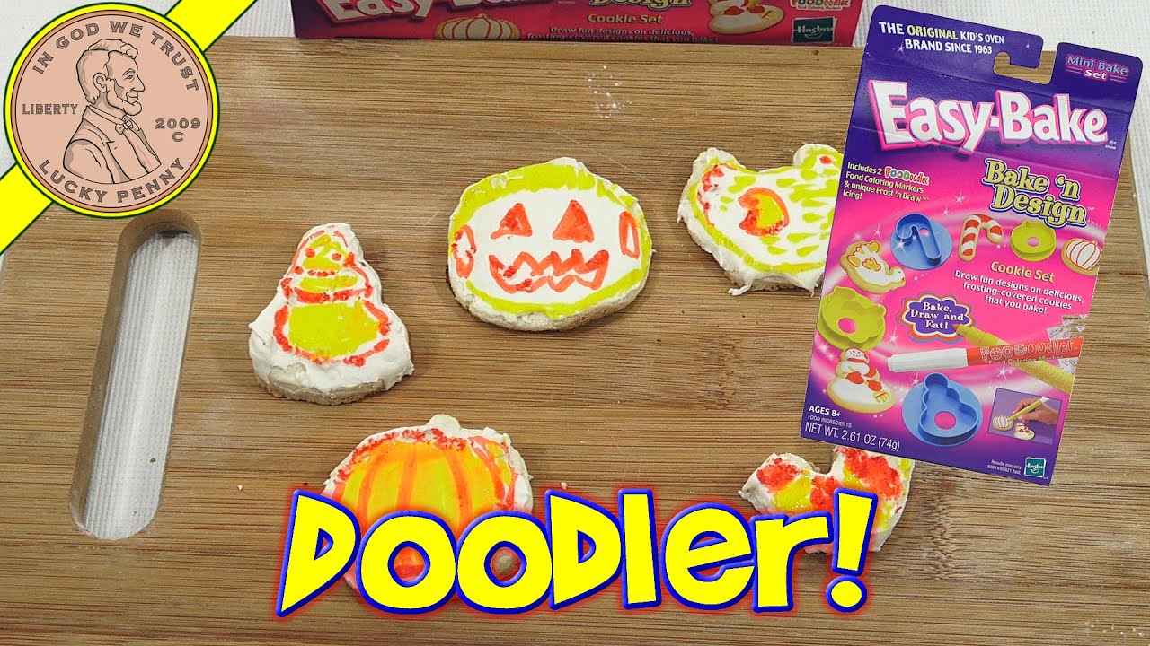 Easy Bake 'N Design Cookie Set With FooDoodler - Electric Oven Baking