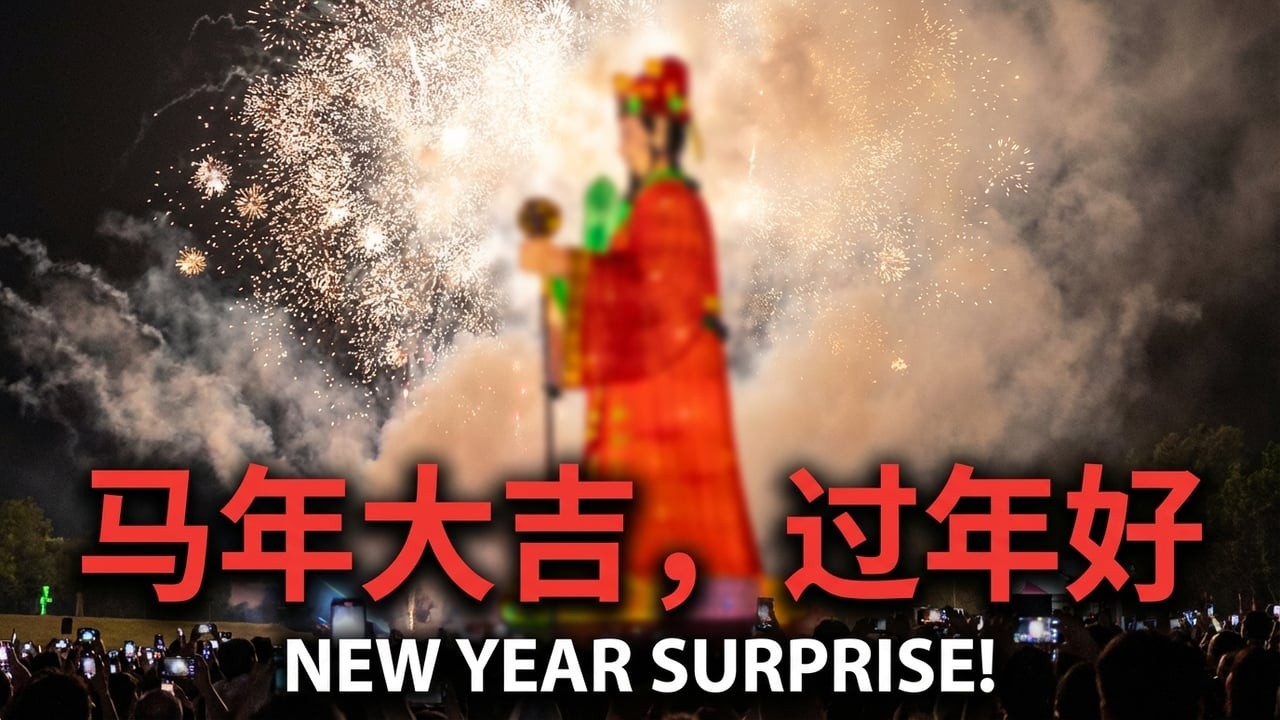This Year Runs Strong and Fearless - River Hongbao Year of the Horse Fire Show