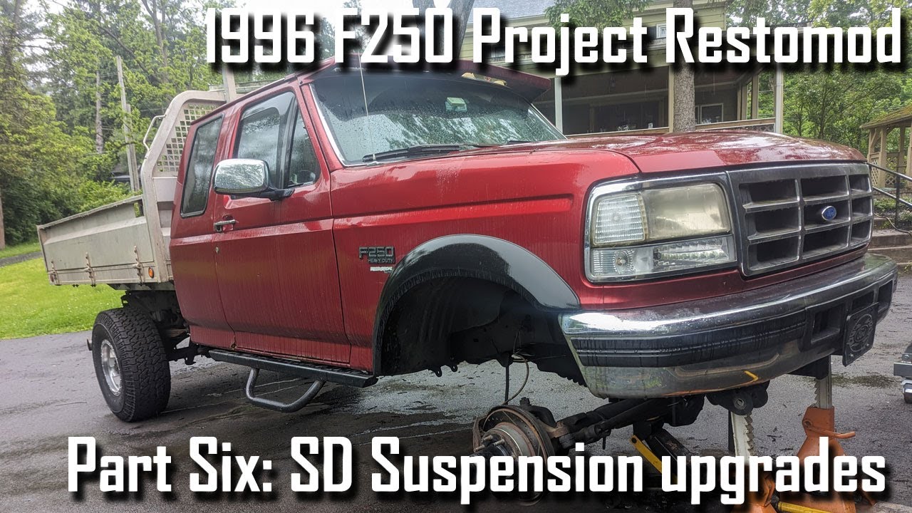 Superduty Shackle reversal (and other suspension mods) for our 96 F250