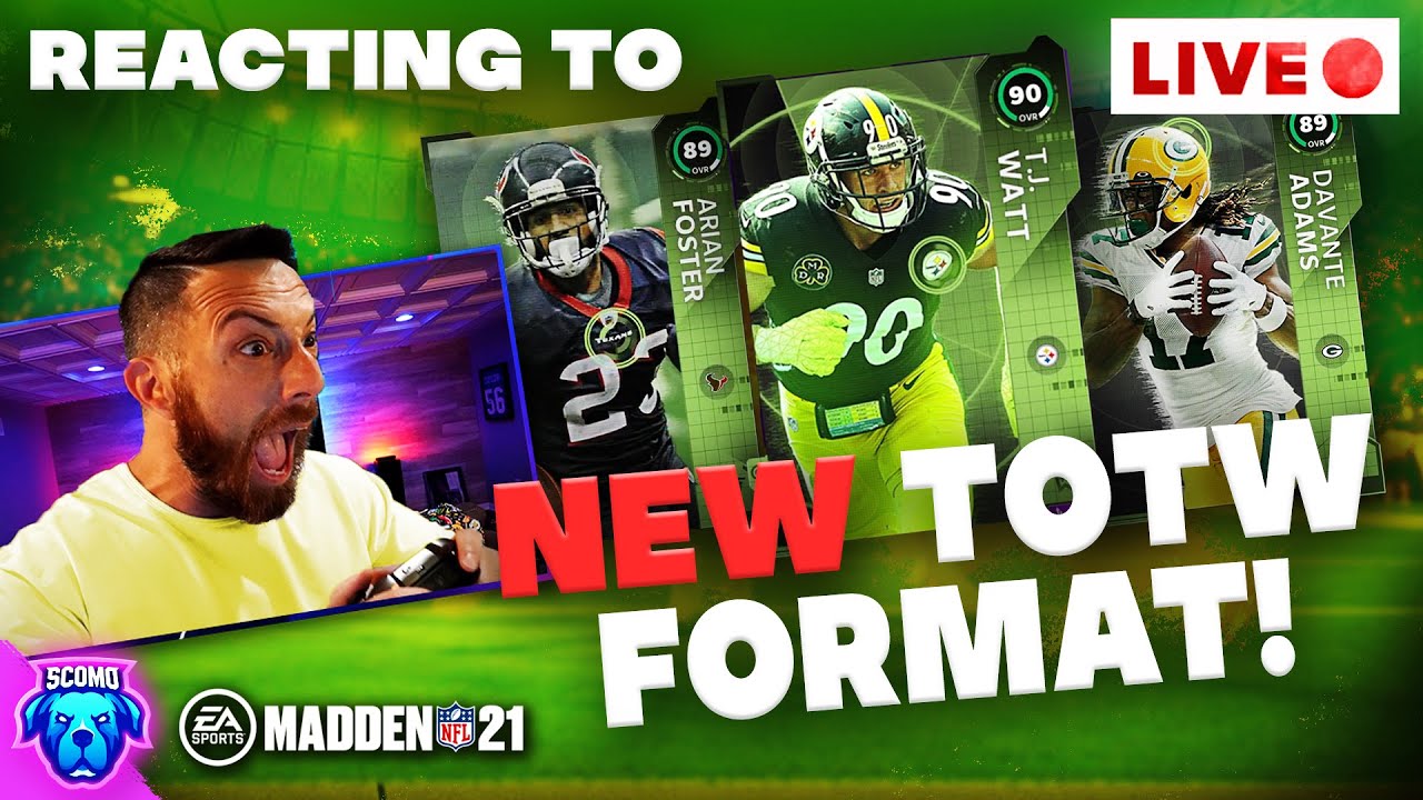 REACTING TO THE NEW TOTW RELEASE & FORMAT! [MADDEN 21]