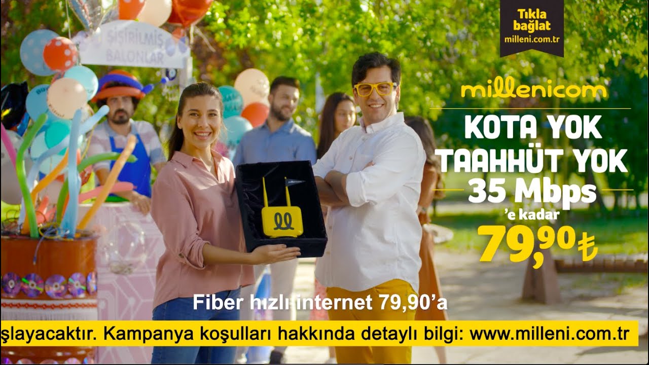 Millenicom&rsquo;dan 30 g&uuml;n bedava fiber hızında internet!