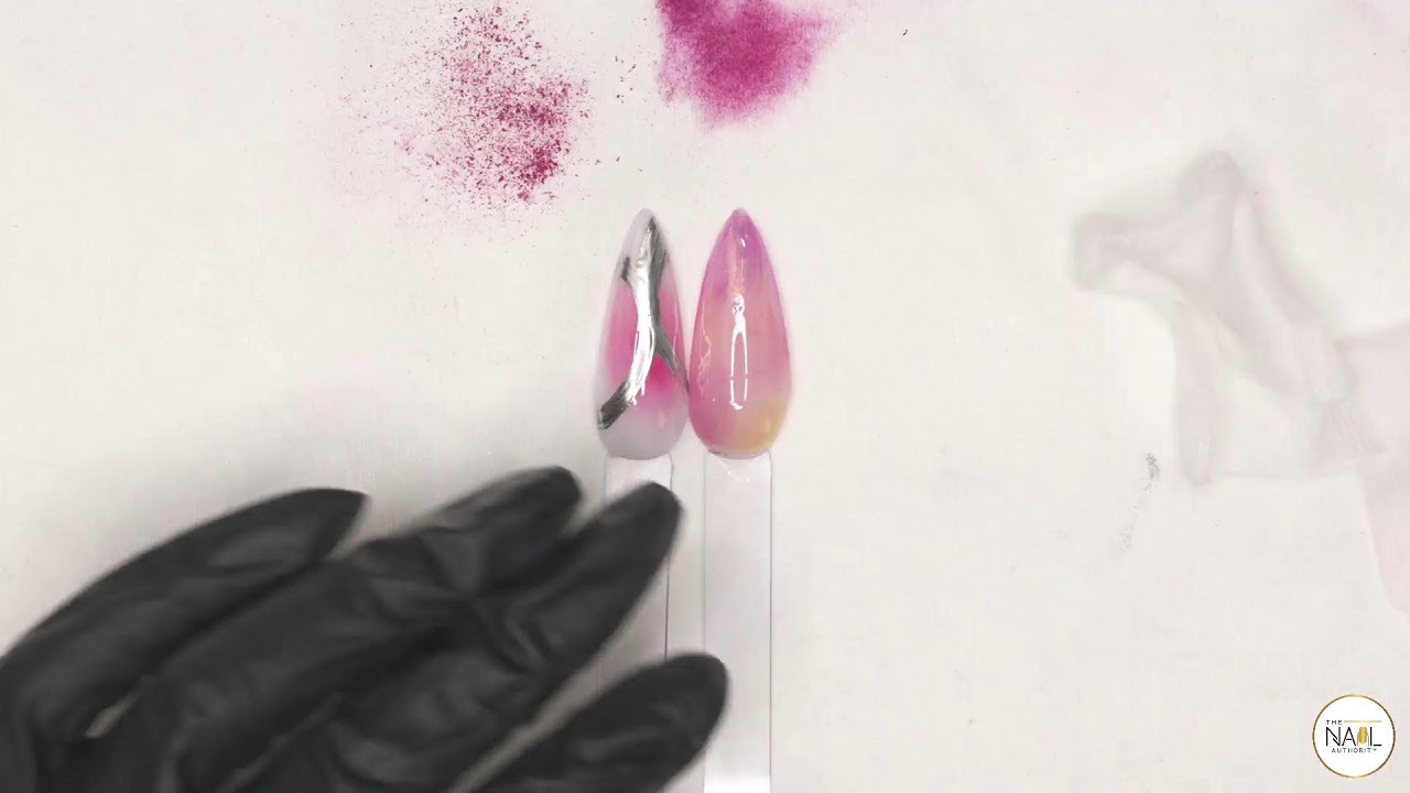 LIVE STREAM - CHROME OMBRE' NAILS - THE NAIL AUTHORITY