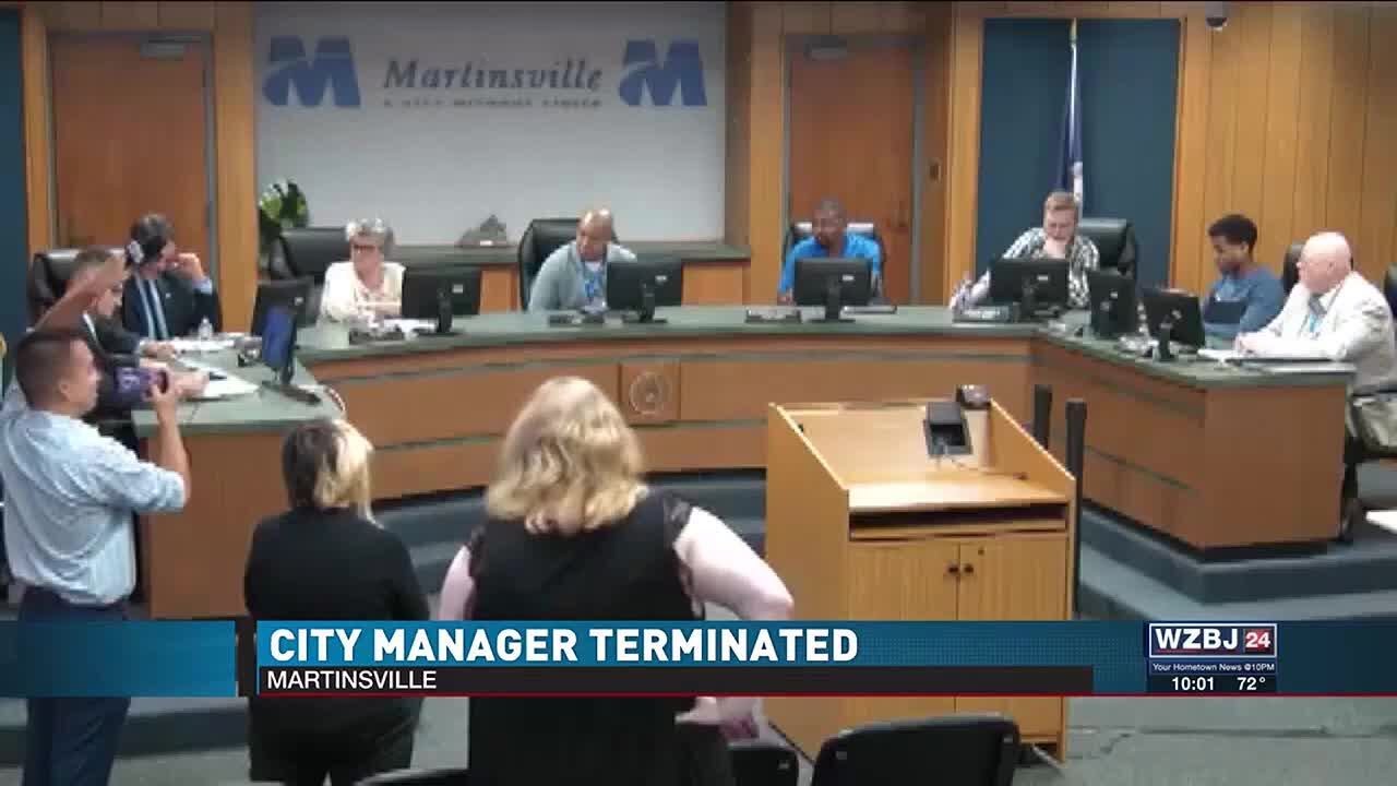 Martinsville City Manager Terminated After City Council Meeting