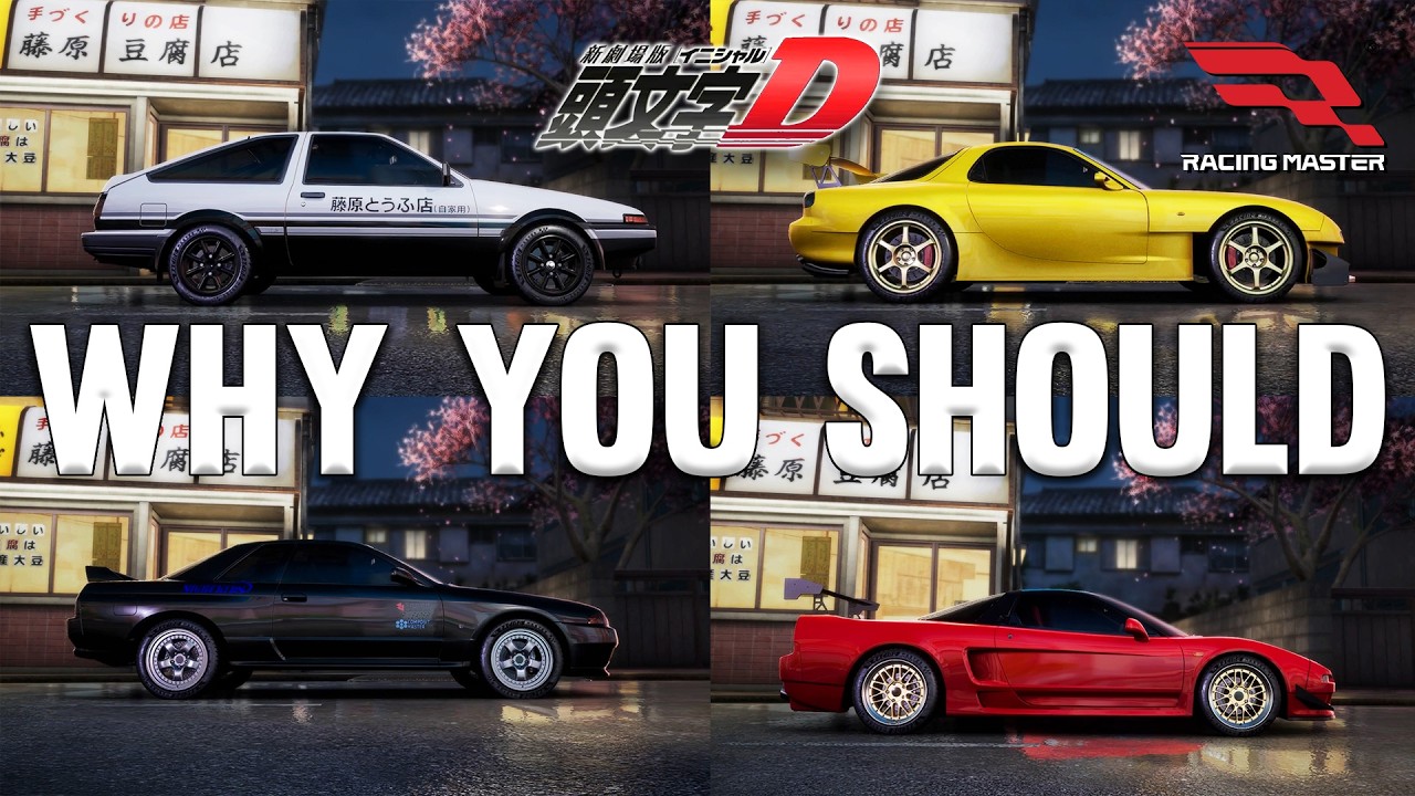 Обзор автомобилей из коллаборации Initial D - Обзор автомобилей от Racing Master #RacingMaster