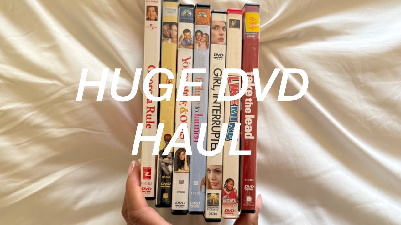 VLOG ★ thrifting run + huge dvd haul