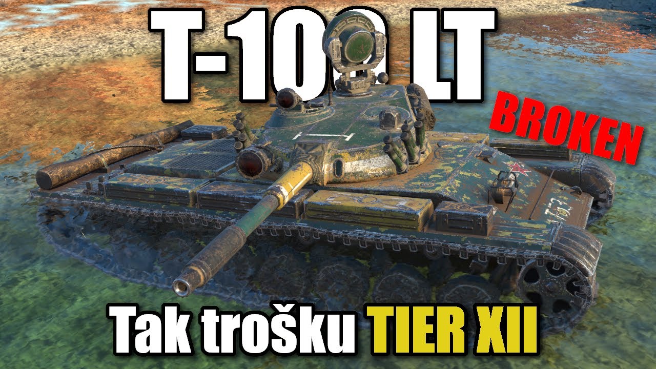 Nevěděl jsem, že NOVÝ T-100 LT je TIER XII (8.500 DMG included)