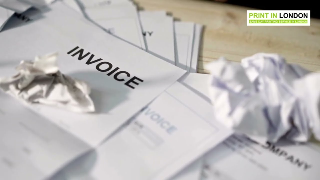 Invoice book Printing In London || How we print Invoice book?- Printing London
