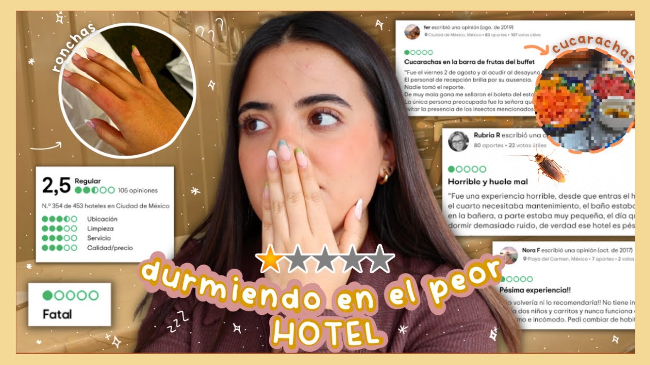 me hospedé en el PEOR HOTEL de mi ciudad y pasé la peor noche...