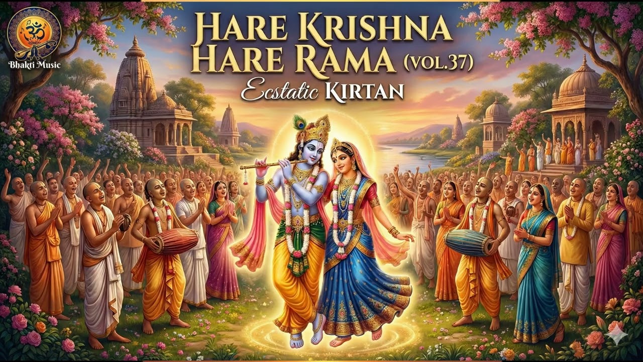 Hare Krishna Hare Rama  | KIRTAN | Joyful & Ecstatic | Bhakti Music Hindi