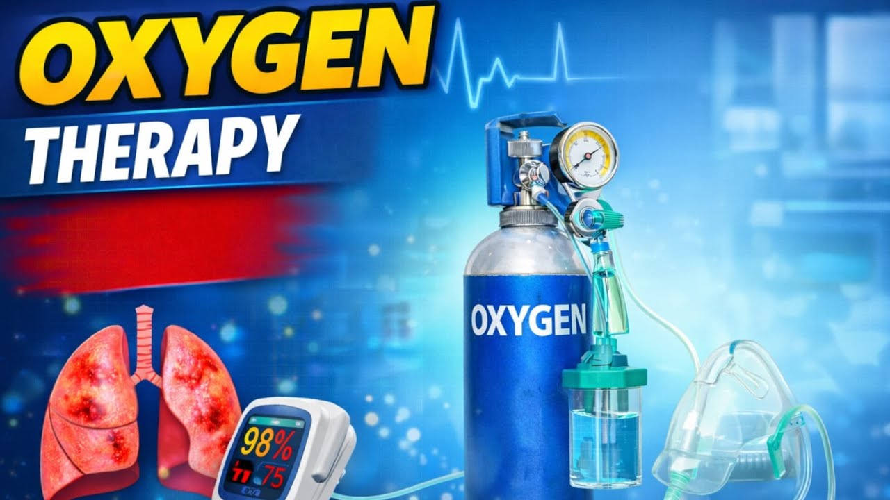 Oxygen Therapy Explained | Types, Indications, Devices & Nursing Care | Easy & Simple