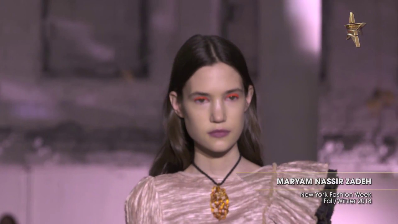 MARYAM NASSIR ZADEH New York Fashion Week Fall/Winter 2018