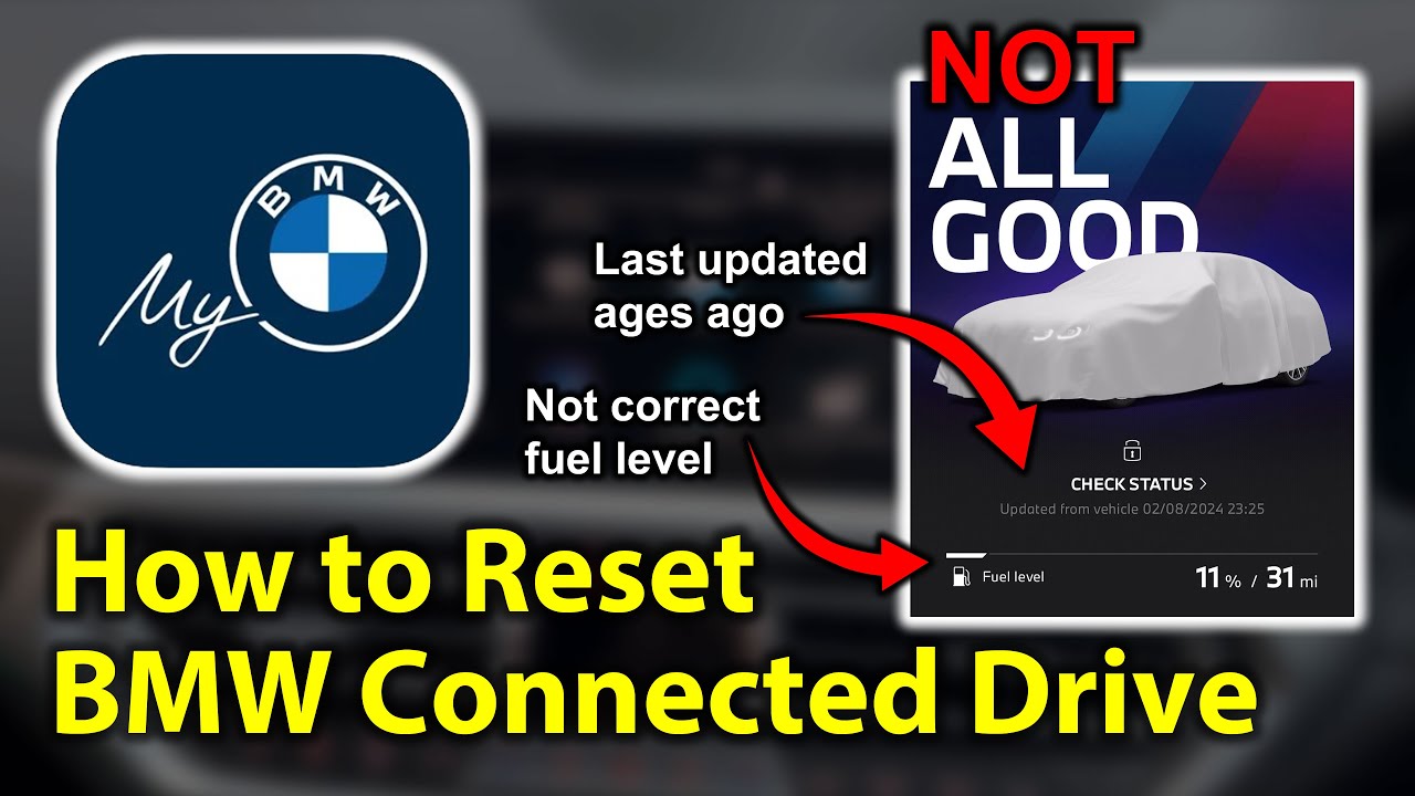Моё приложение BMW не работает — как сбросить настройки Connected Drive