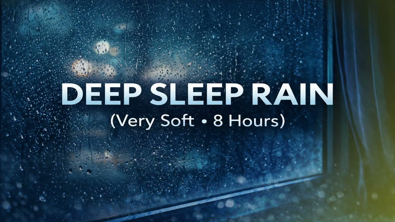 Deep Sleep with Rain Sounds | Relaxing Rain for Stress Relief & Insomnia