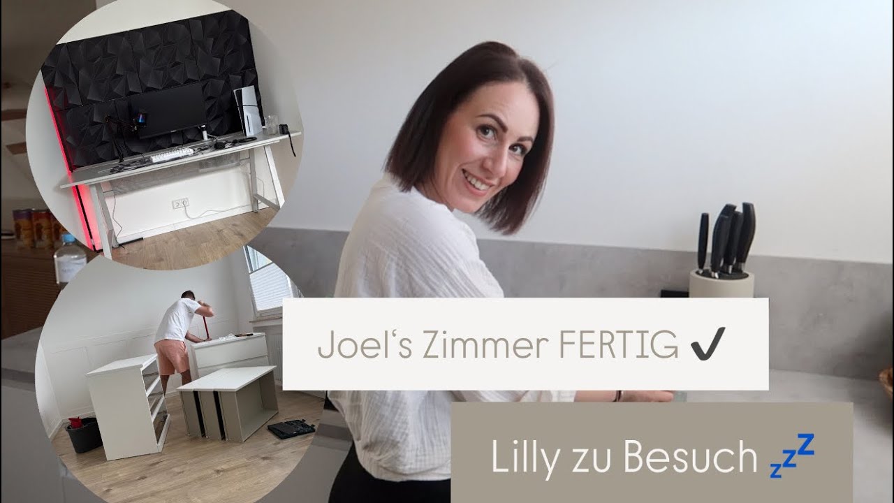 Lilly zu Besuch | Joel´s Zimmer FERTIG | Schimmel im Keller | Umbau Waschküche