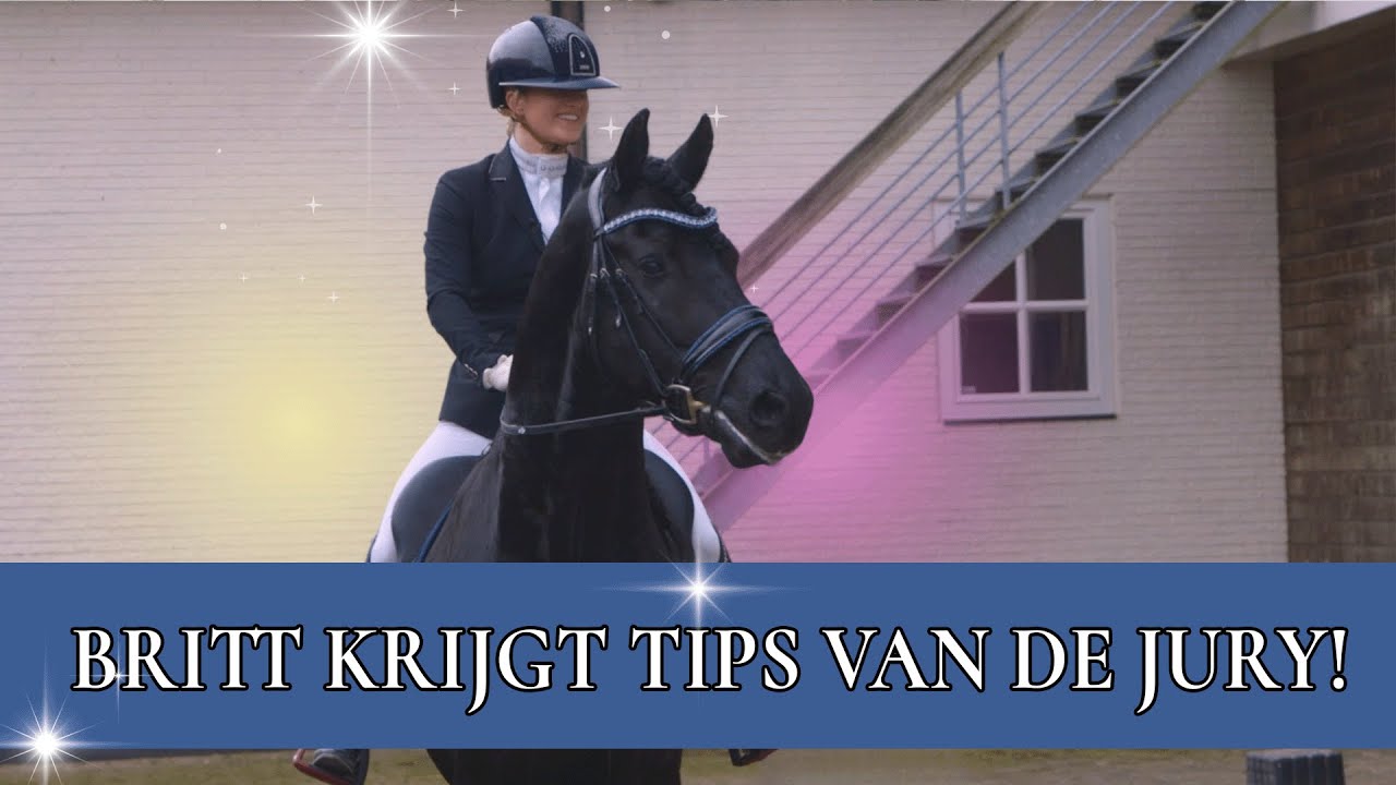 Winnen Britt en Johnny hun wedstrijd?! | PaardenpraatTV