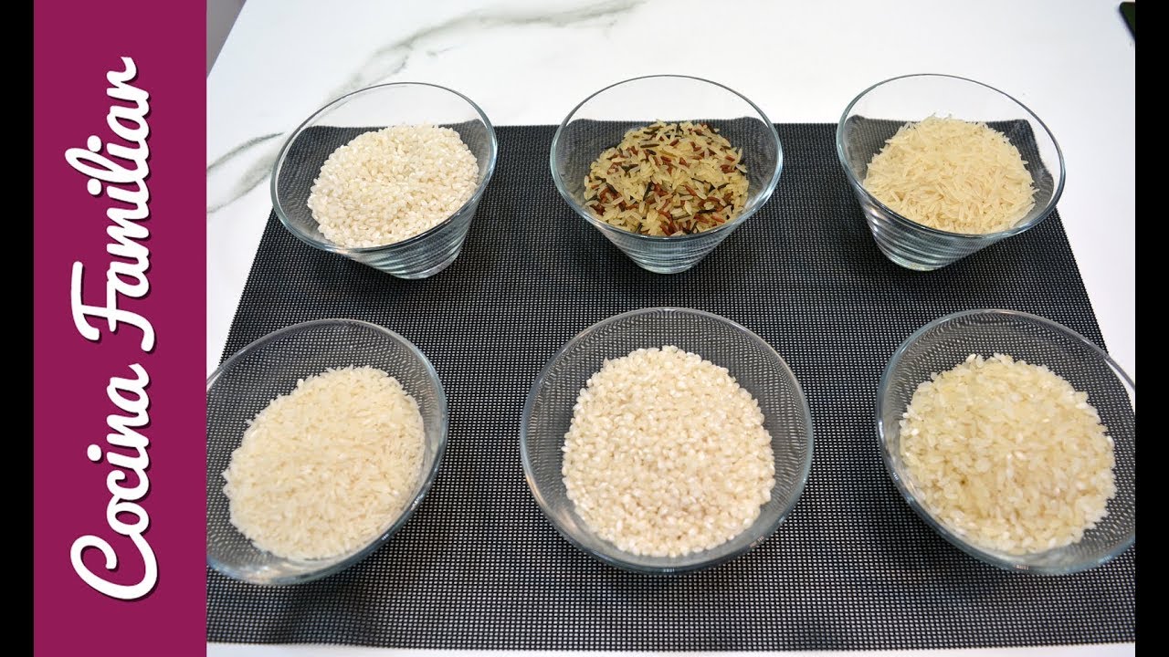Diferentes tipos de arroz y para que se utilizan | Recetas de Javier Romero