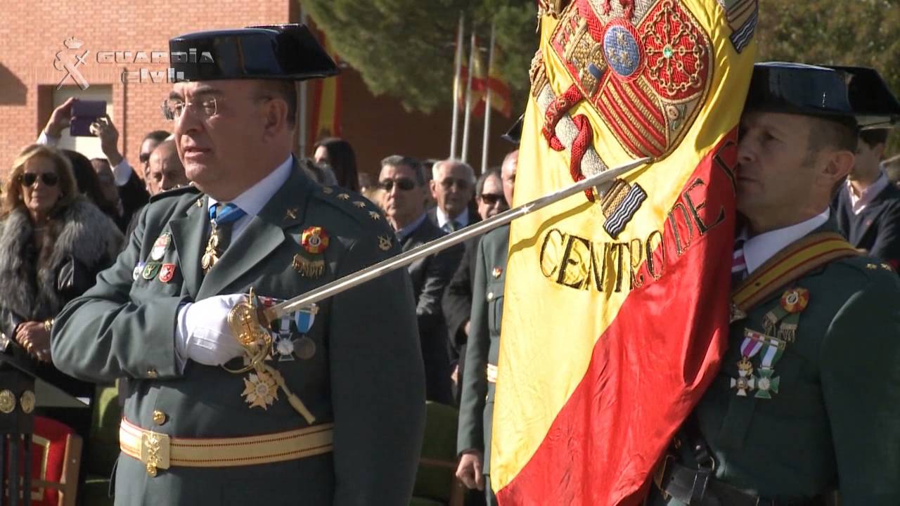 Jura de Bandera de la 121ª Promoción de Guardias en la Academia de Baeza