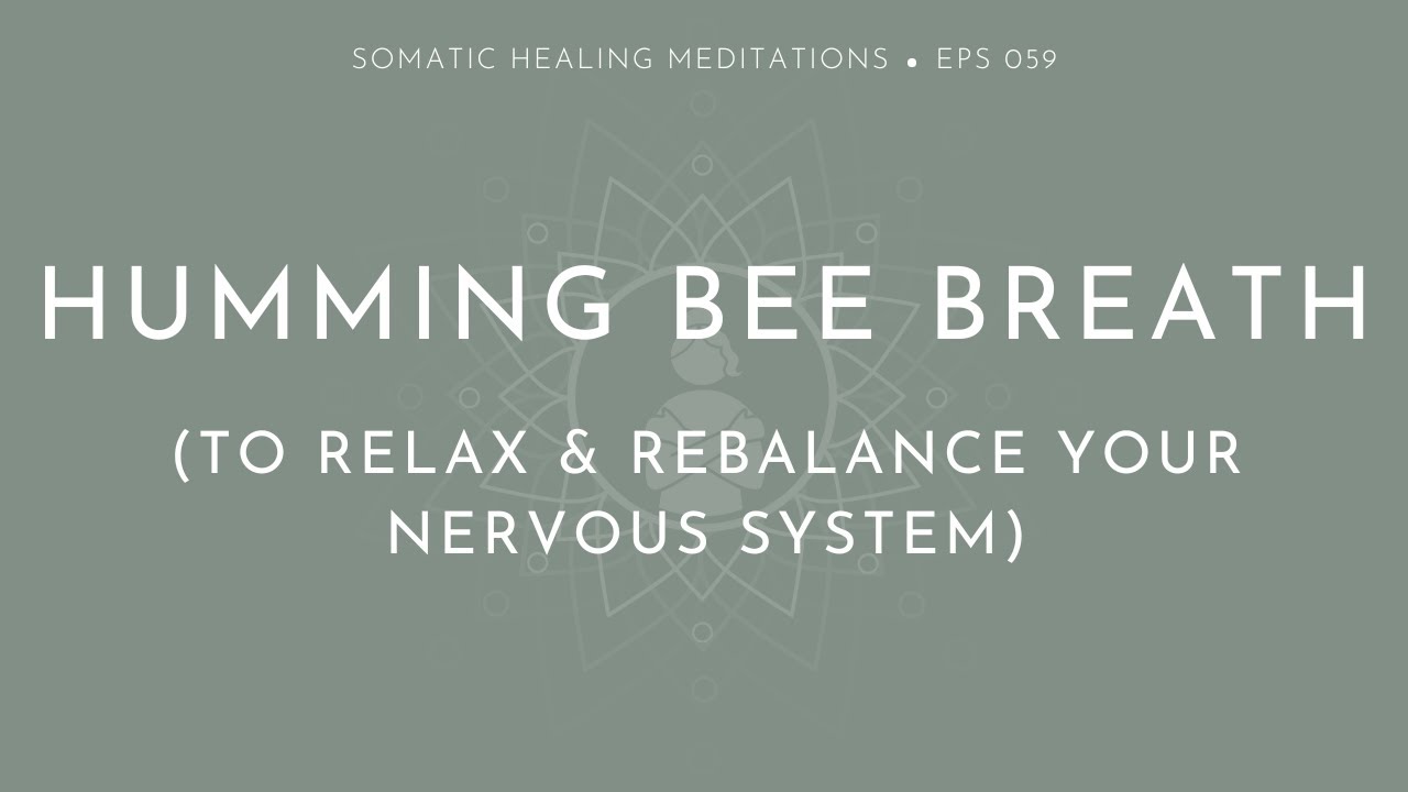 Humming Bee Breath to Relax & Rebalance Your Nervous System (Simple Bhramari Pranayama Practice)