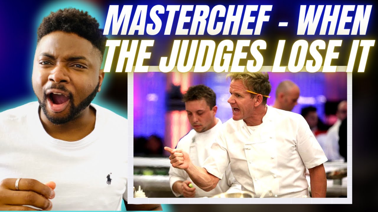🇬🇧BRIT Reacts To WHEN THE MASTERCHEF JUDGES LOSE IT!