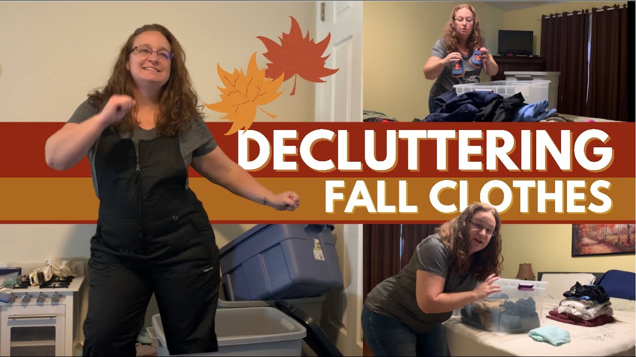 Decluttering Clothes + Ready for Fall + Unpacking Winter Snow Gear!