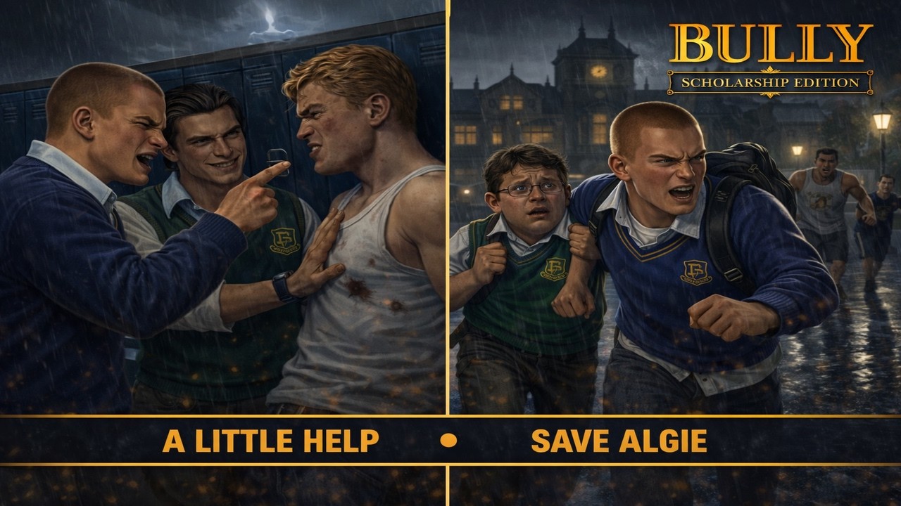Bully Scholarship Edition Walkthrough – A Little Help & Save Algie (No Commentary)