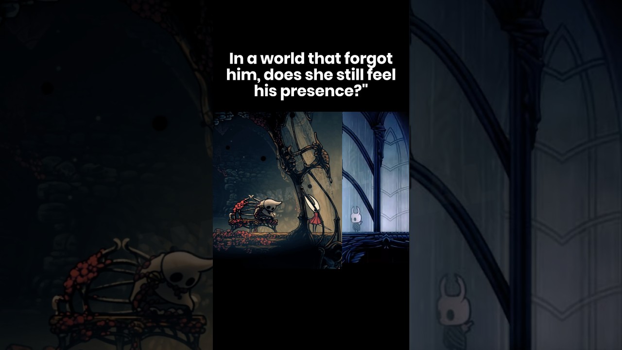 Does she carry his pain or her pain? 🥲 #silksong #hollowknight #trending #shorts