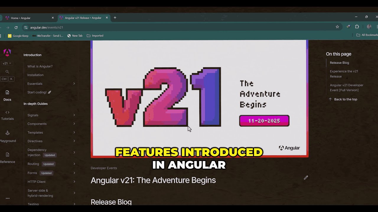 ANGULAR 21: начните свое приключение с этими новыми функциями