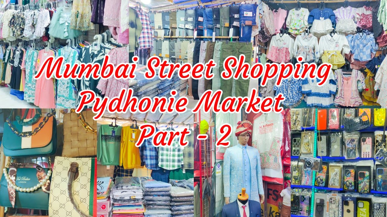Mumbai Street Shopping l Pydhonie Street Shopping l Mumbai Best Accessories Market l मुंबई स्ट्रीट