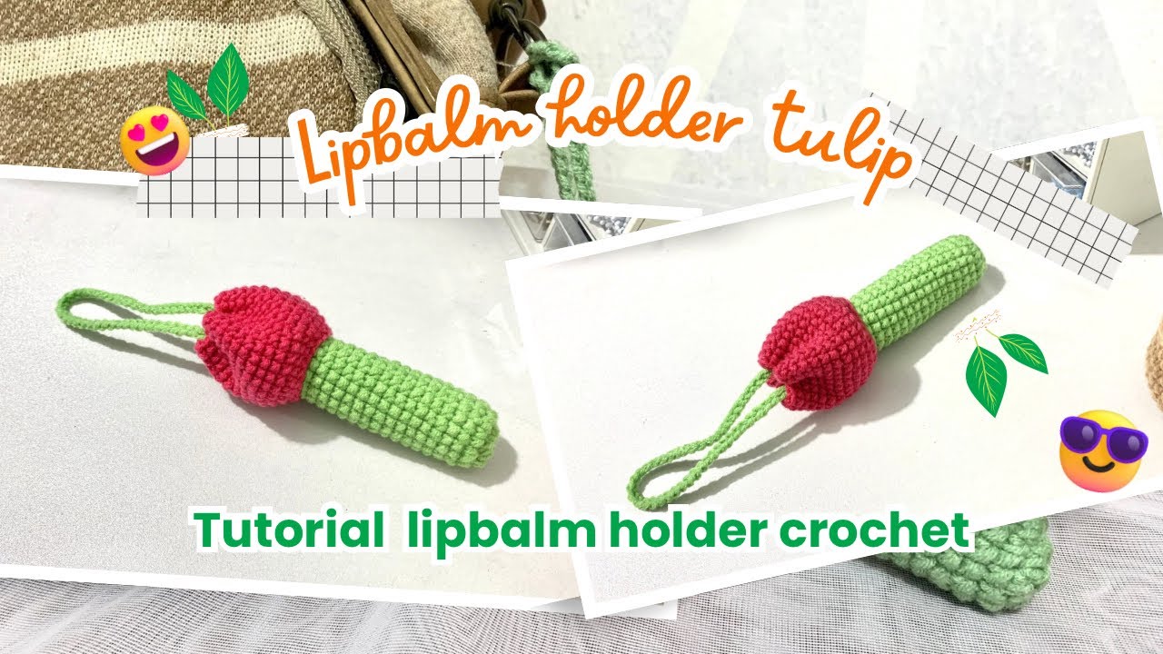 Crochet tutorial lipbalm holder//  freshcare holder crochet  #crochet  #lipbalmholdercrochet