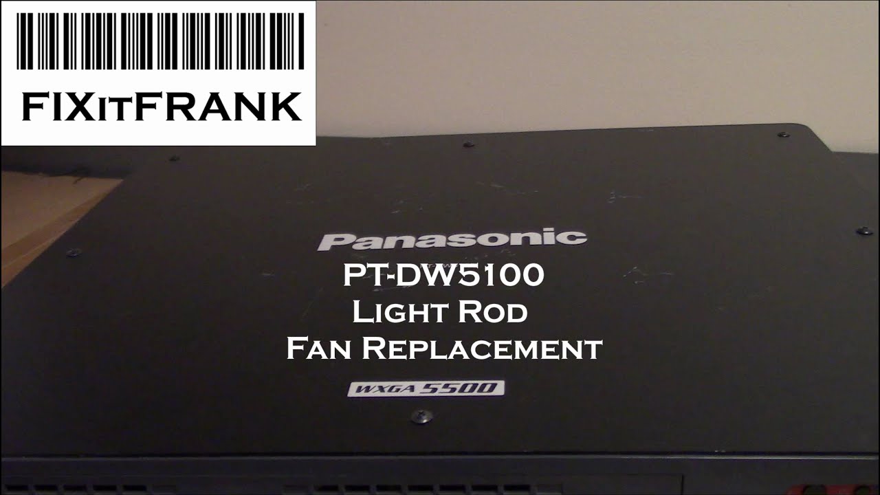 Panasonic PT-DW5100 Integrator Rod Fan Replacement