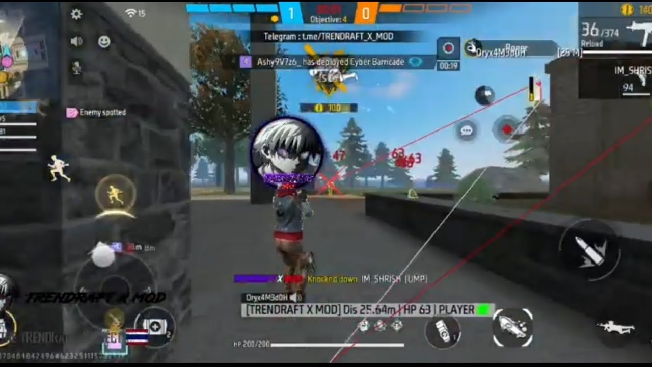 Trendraft &times; Mods V17 Free fire Mod menu download Free Cuban mods 1.7