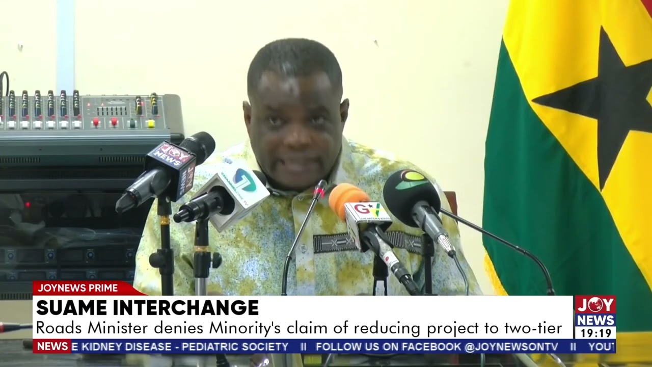 Suame interchange: Roads Minister denies Minority’s claims of reducing project to two-tier.