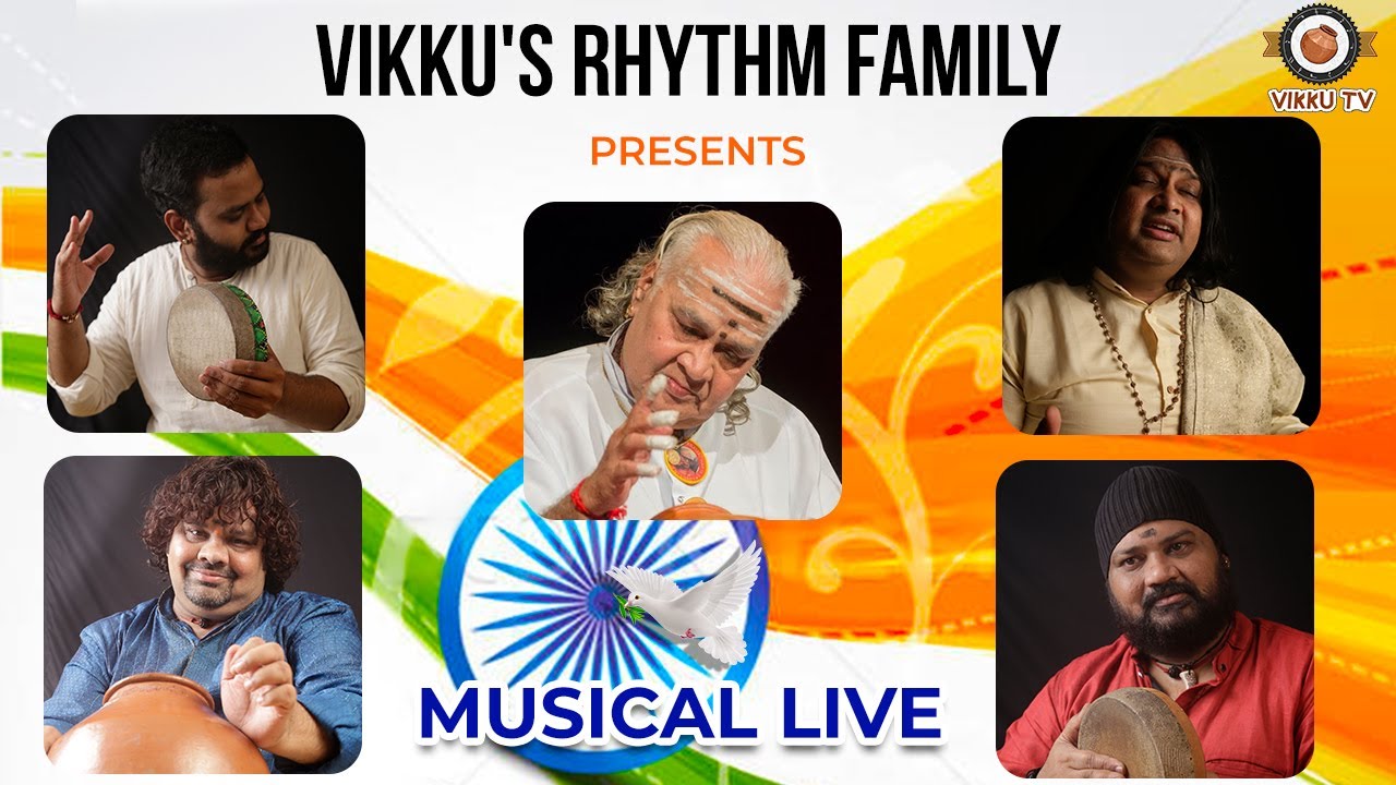 Vikku's Rhythm Family - Musical Live | Vikku Vinayakram Birthday Special Live | Vikku TV