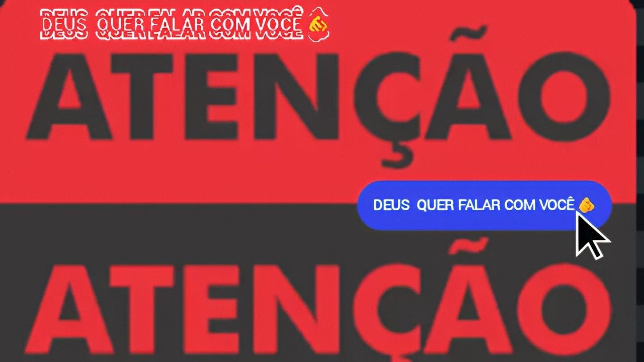 Deus quer falar com você 🫵