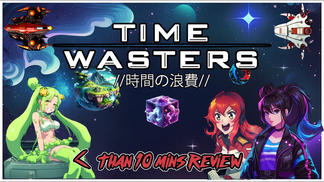 Time Wasters | less than 10 mins review VAMPIRE SURVIVORS-ESQUE GAME in SPACE