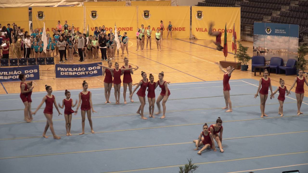 Acrobatic Gymnastics Ginasio Clube Vilacondense exhibition 4K