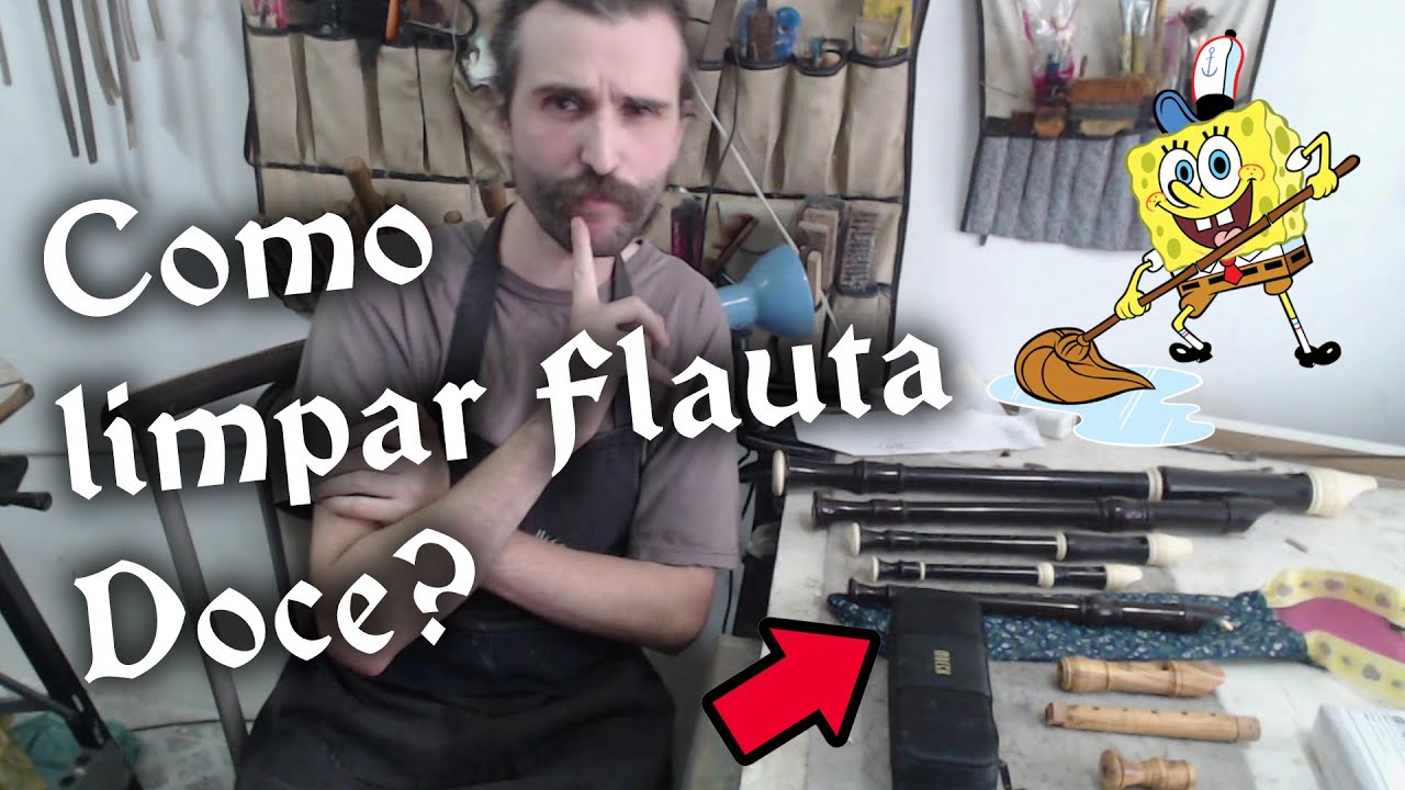 COMO LIMPAR FLAUTA DOCE? DE RESINA OU DE MADEIRA?