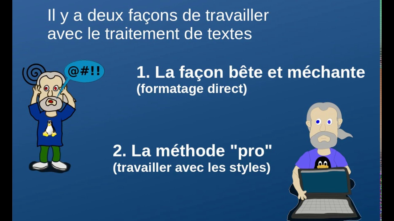 Utilisation des styles sous LibreOffice