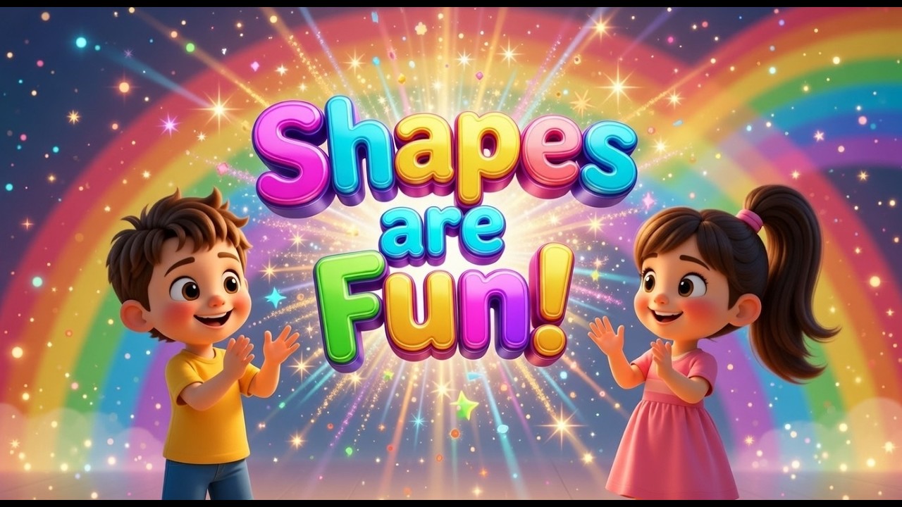 Learn Shapes with Color Balls | Shapes Song for Kids | Circle, Square, Triangle | Preschool Learning