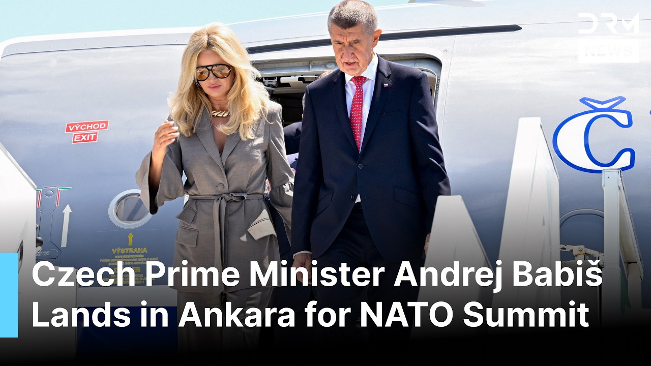 WATCH: Czech PM Andrej Babi&scaron; Arrives in Ankara for High-Stakes NATO Summit | AC1G