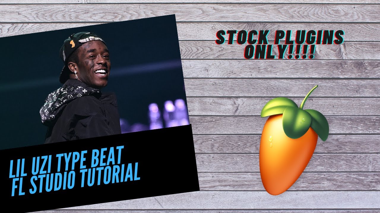 LIL UZI VERT Type Beat FL Studio Tutorial | STOCK PLUGINS ONLY *Easy For Beginners*